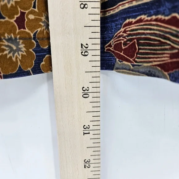 Tori Richard Shirt Mens Large Turtles Palm Trees AOP Hawaiian Button Up - Picture 5 of 9